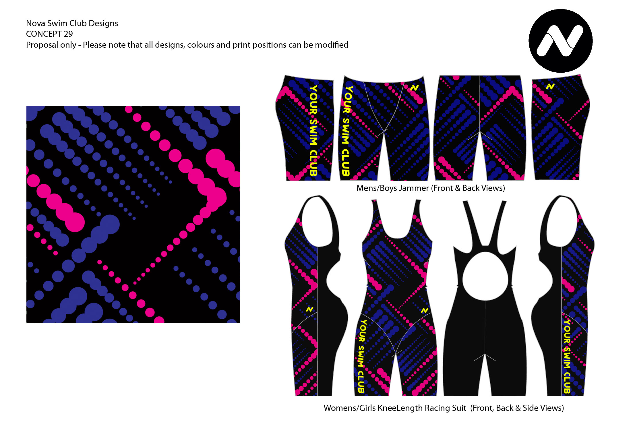 Sublimation Printing Design Concepts Swimsuits and Swimwear