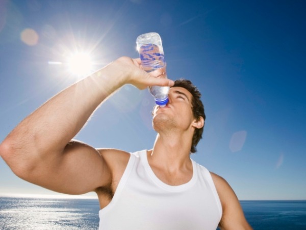 Drink plenty of water this summer