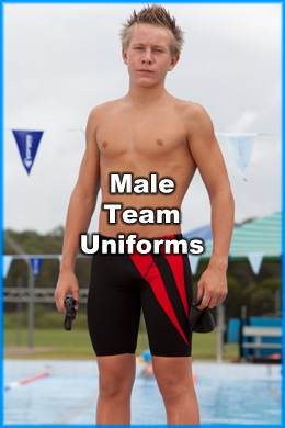 Nova Customised Male Team Uniforms for Swimming Clubs and Schools